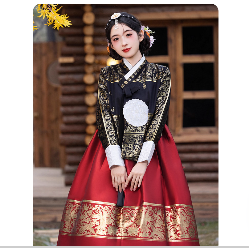Korean Lifestyle & Kids Boutique - Ethnic style retro Hanbok temperament slimming