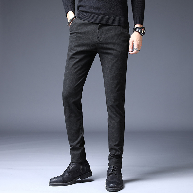 Spring Elastic Men's Casual Pa - огляд і ціна Korean Men Lifestyle