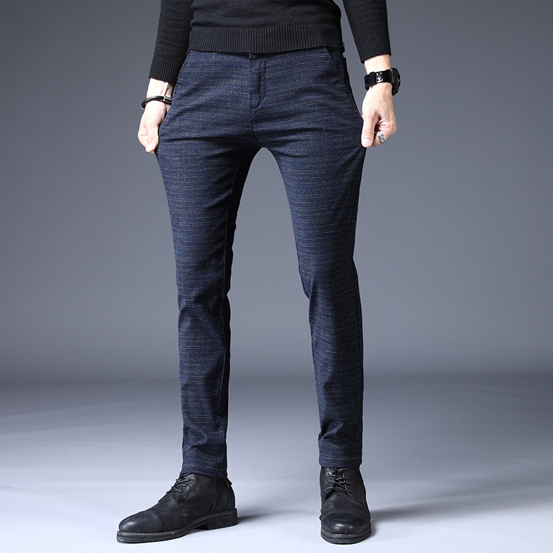 Spring Elastic Men's Casual Pa - огляд і ціна Korean Men Lifestyle
