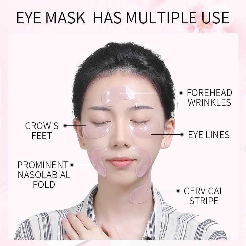 10Pcs=5Pairs Nonapeptide Sakur - огляд і ціна Sheet Mask Collagen