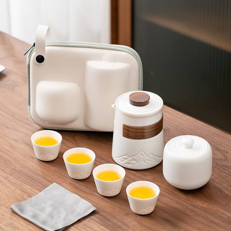 Ceramic Portable Travel Tea Se - огляд і ціна Korean Tea Set
