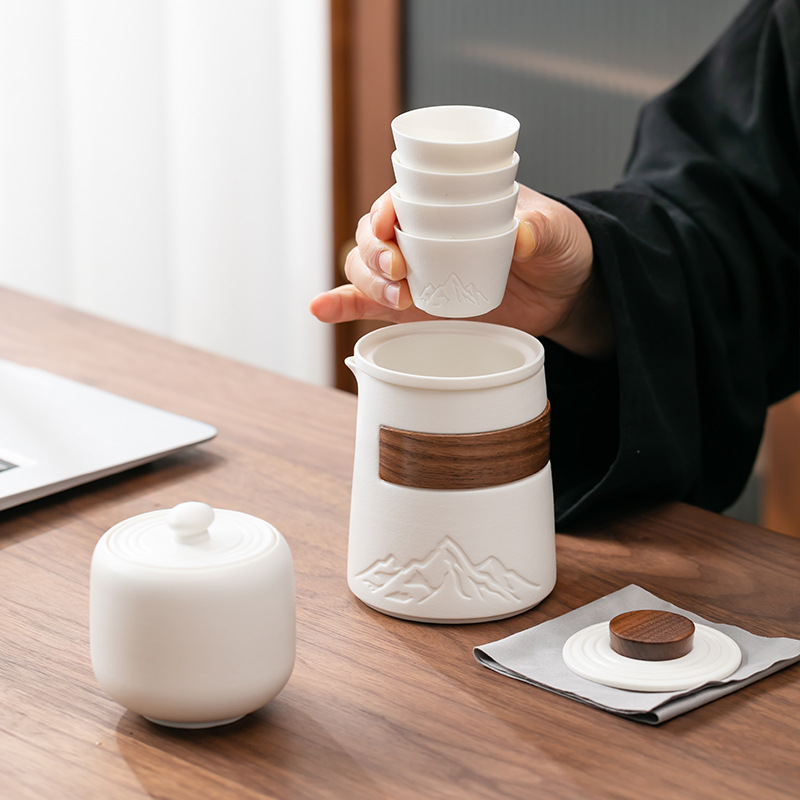 Ceramic Portable Travel Tea Se - огляд і ціна Korean Tea Set