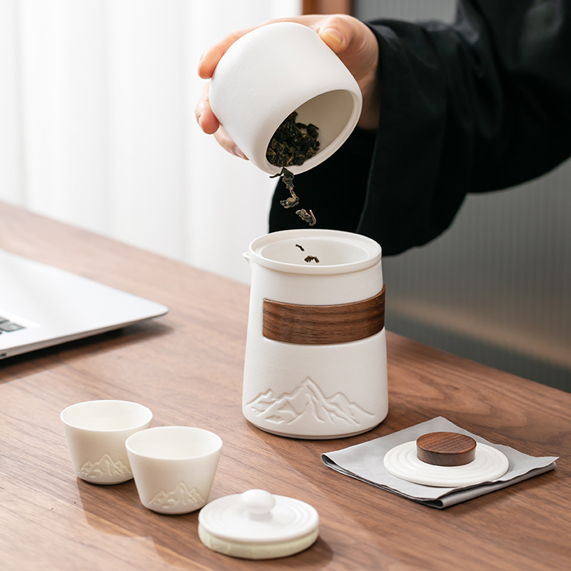 Ceramic Portable Travel Tea Se - огляд і ціна Korean Tea Set