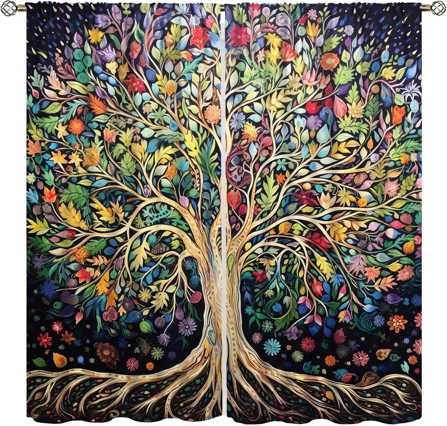 Tree of Life Curtains, Fantasy - огляд і ціна Modern Korean Lifestyle