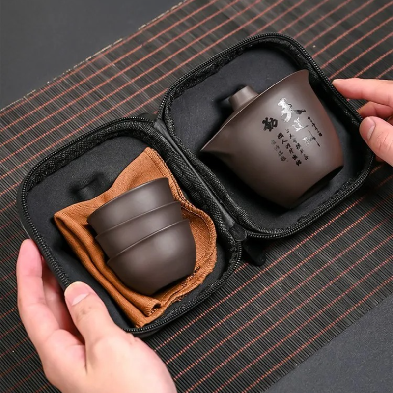 1 set Portable ZhiShaTeapot Te - огляд і ціна Korean Tea Set