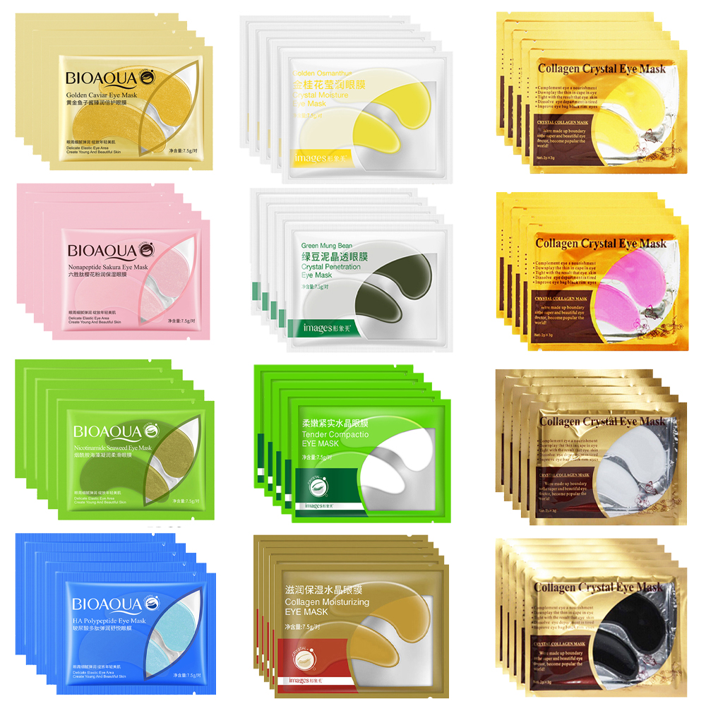 10pcs=5pair Black Collagen Eye - огляд і ціна Sheet Mask Collagen