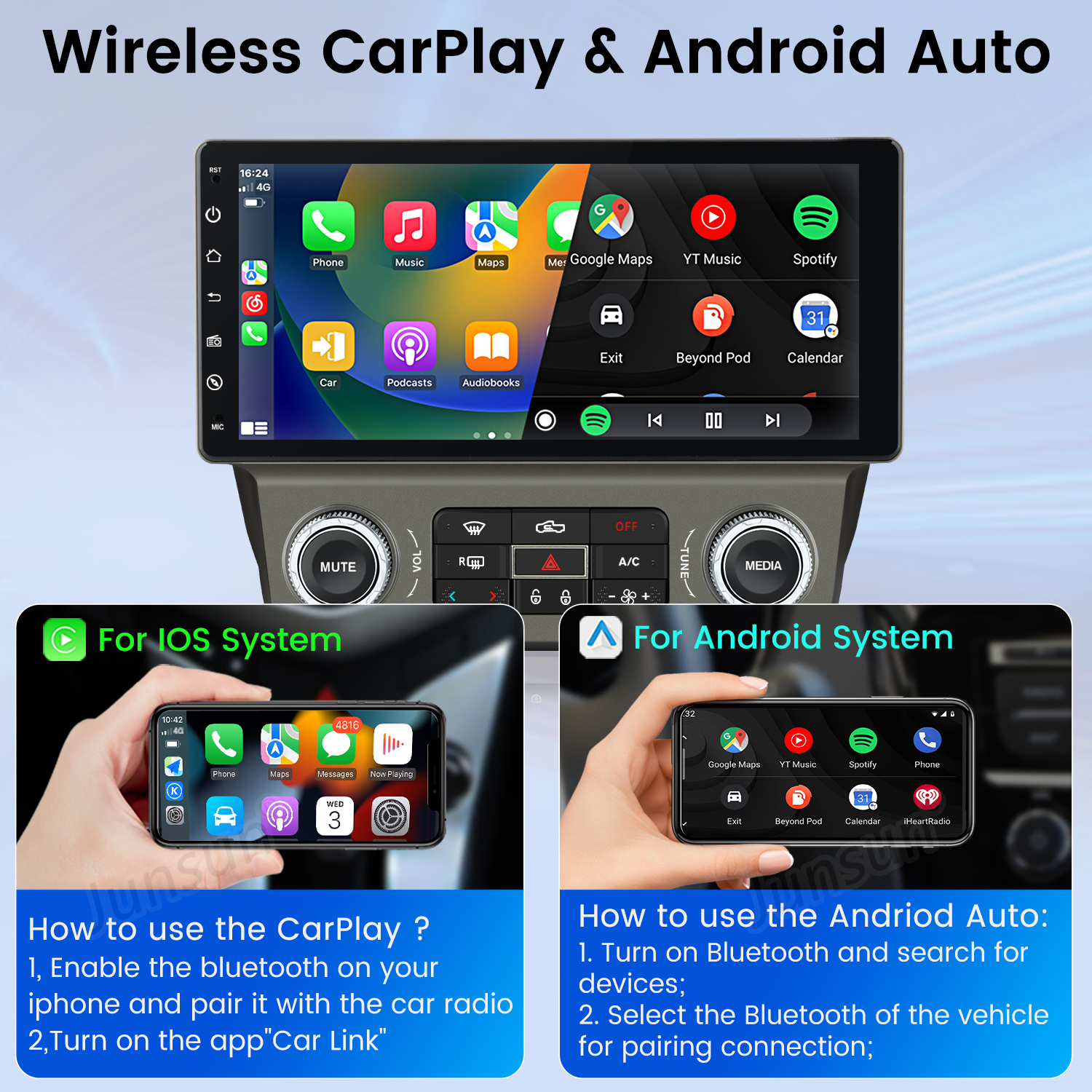 Junsun AI Voice Car Stereo Rad - огляд і ціна Korean Lifestyle Video
