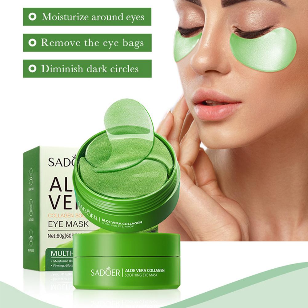 60pcs Aloe Vera Collagen Under - огляд і ціна Sheet Mask Collagen