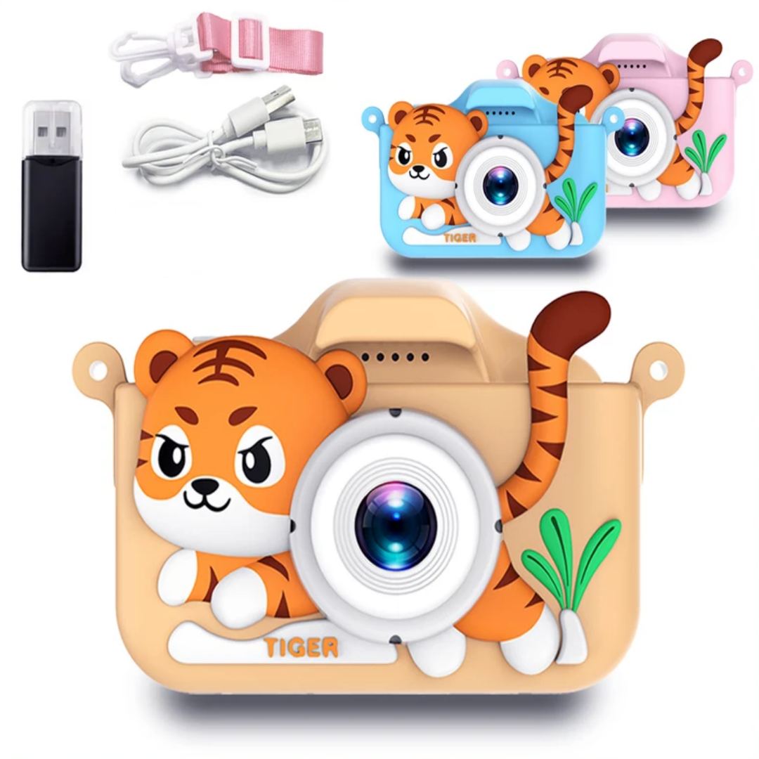 Kids Mini Camera Cartoon Tiger - огляд і ціна Korean Lifestyle Video