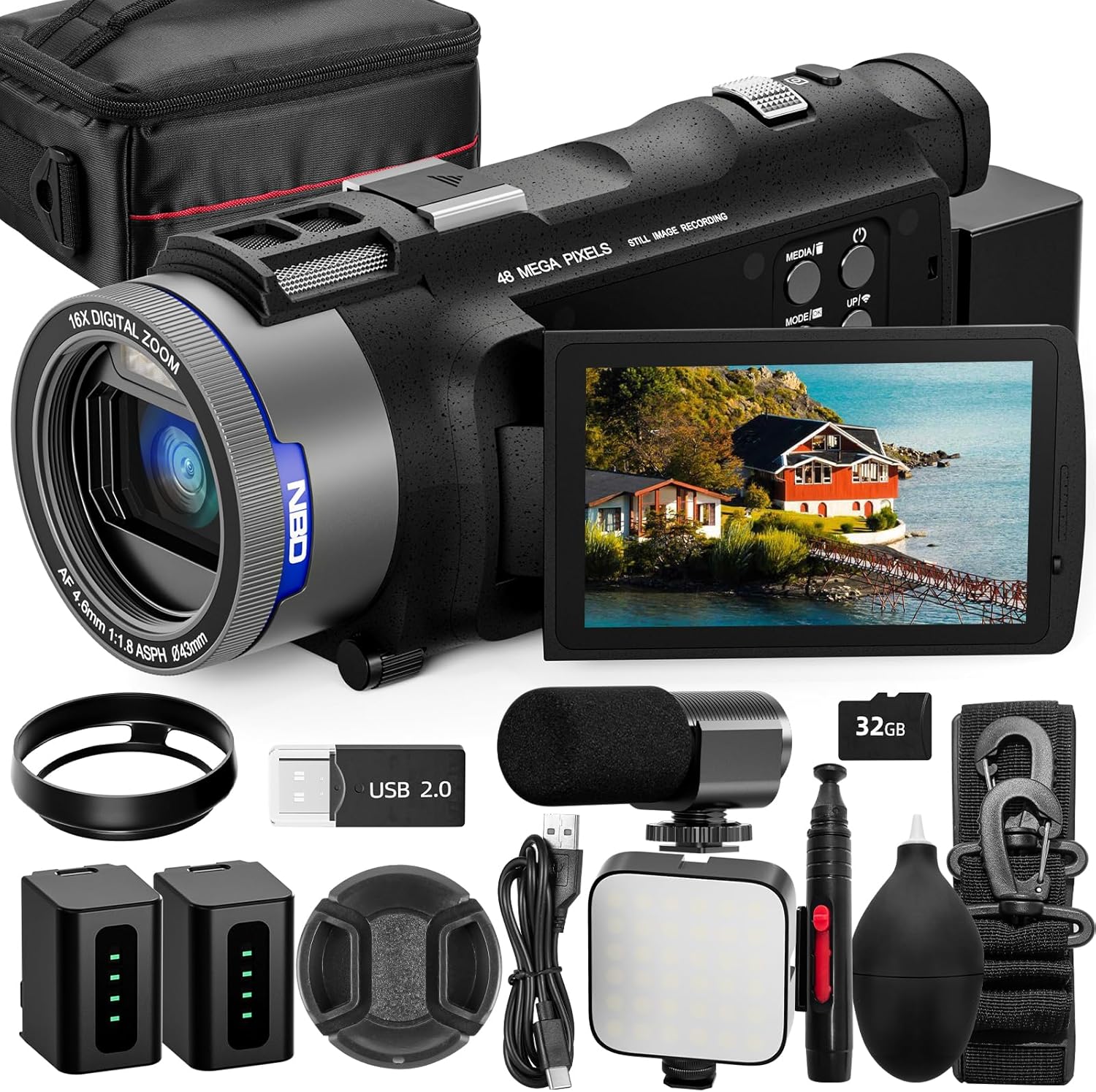 NBD 4K Camcorder Video Camera  - огляд і ціна Korean Lifestyle Video