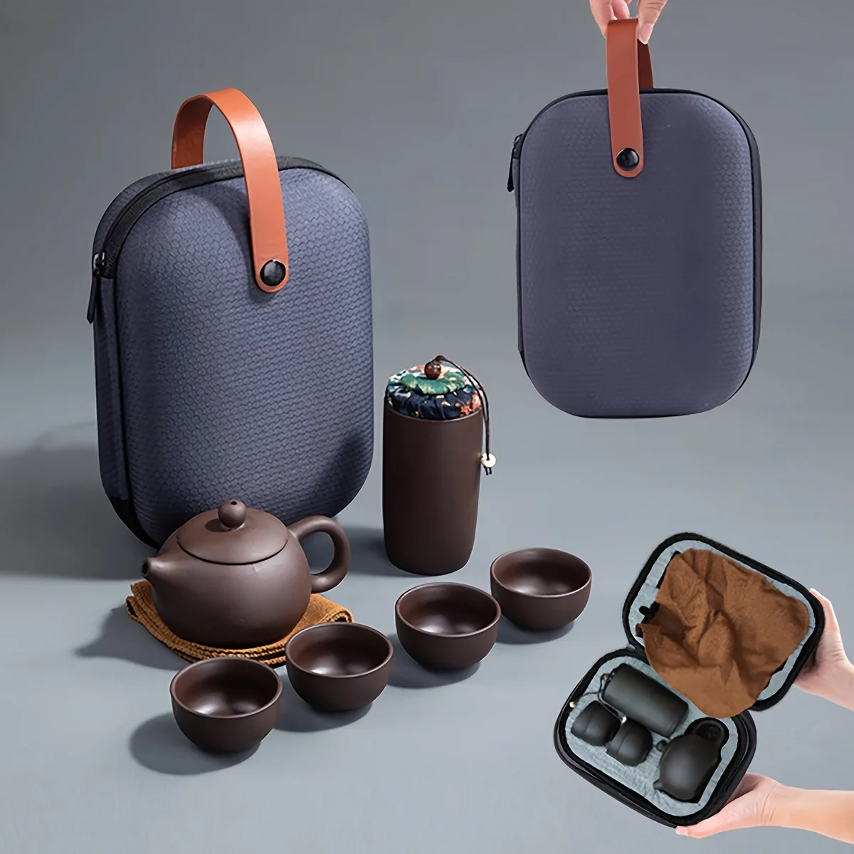 1 Set Travel Tea Set Portable  - огляд і ціна Korean Tea Set