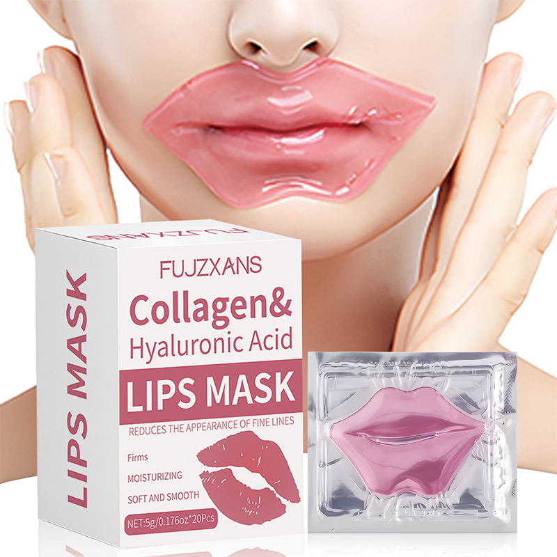20Pcs/Box Pink Lips Masks Shee - огляд і ціна Sheet Mask Collagen