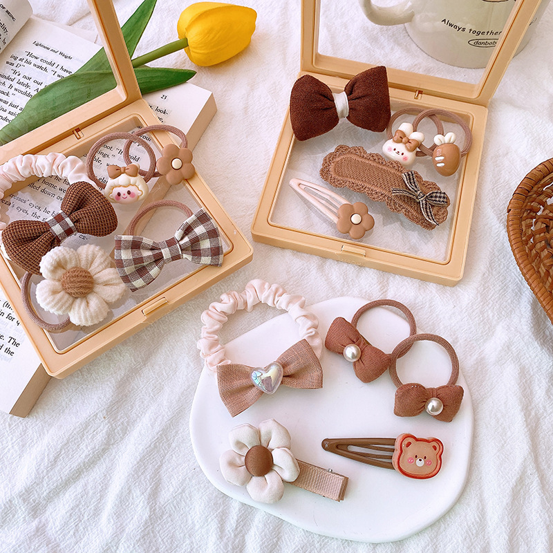 5Pcs Hair Accessory Set Milk T - огляд і ціна Korean Tea Set