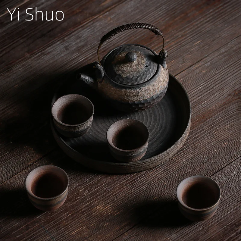 Japanese Crude Tao Yi Pot Four - огляд і ціна Korean Tea Set