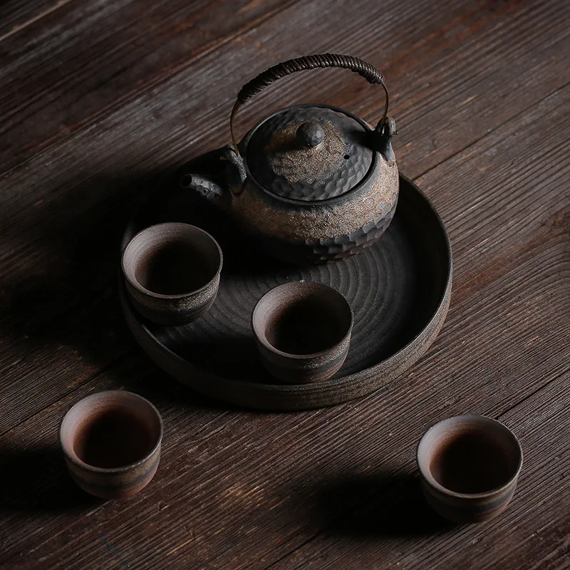 Japanese Crude Tao Yi Pot Four - огляд і ціна Korean Tea Set