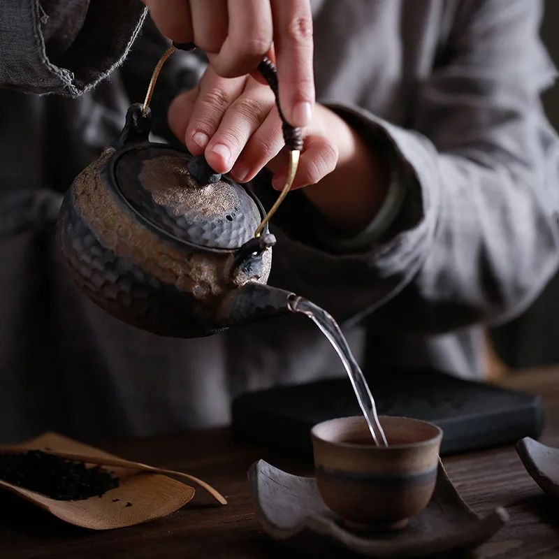 Japanese Crude Tao Yi Pot Four - огляд і ціна Korean Tea Set