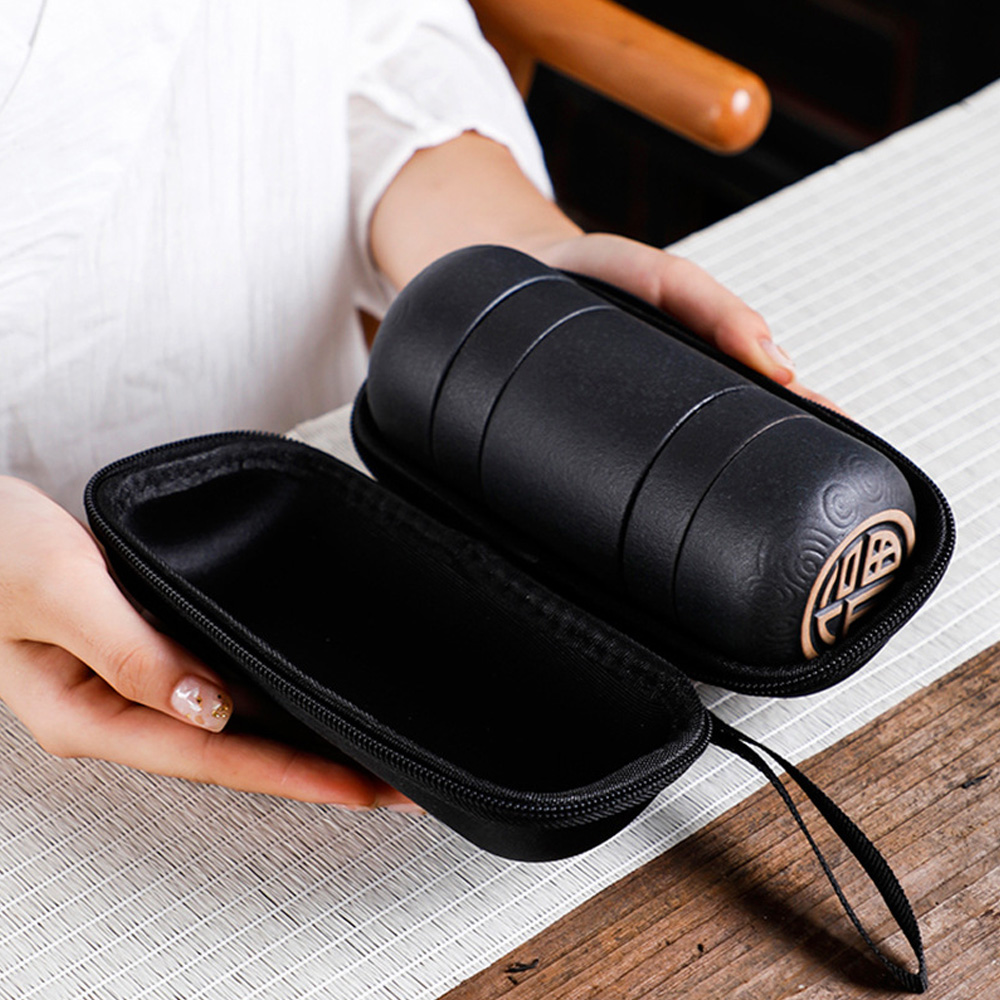 HMLOVE Black Ceramic Teawear 1 - огляд і ціна Korean Tea Set