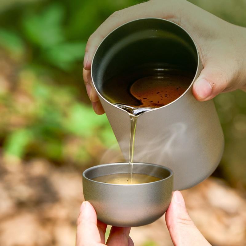 D2 Pure Titanium Double-layer  - огляд і ціна Korean Tea Set