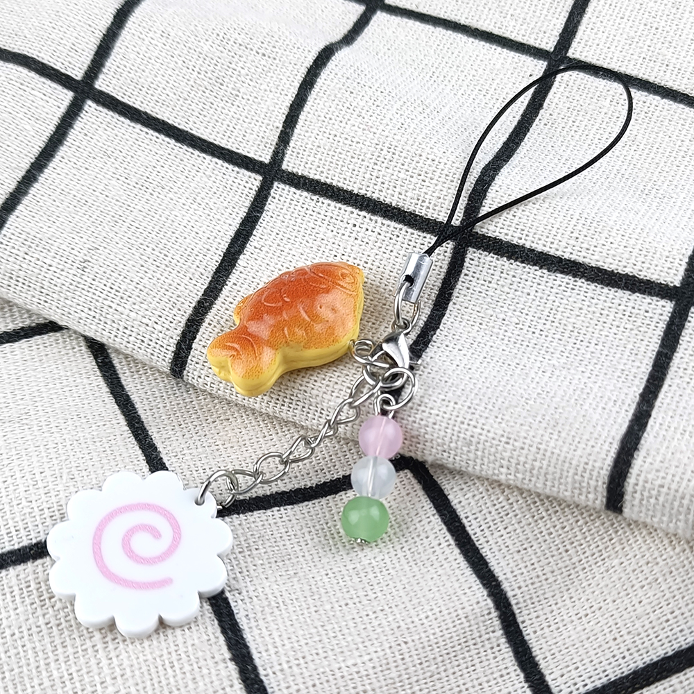 Cute Acrylic Pink Squid Roll P - огляд і ціна Tteokbokki Rice Cake
