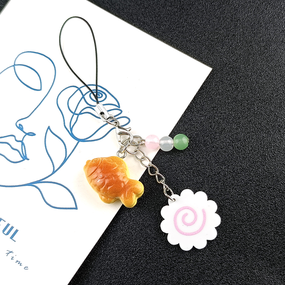 Cute Acrylic Pink Squid Roll P - огляд і ціна Tteokbokki Rice Cake